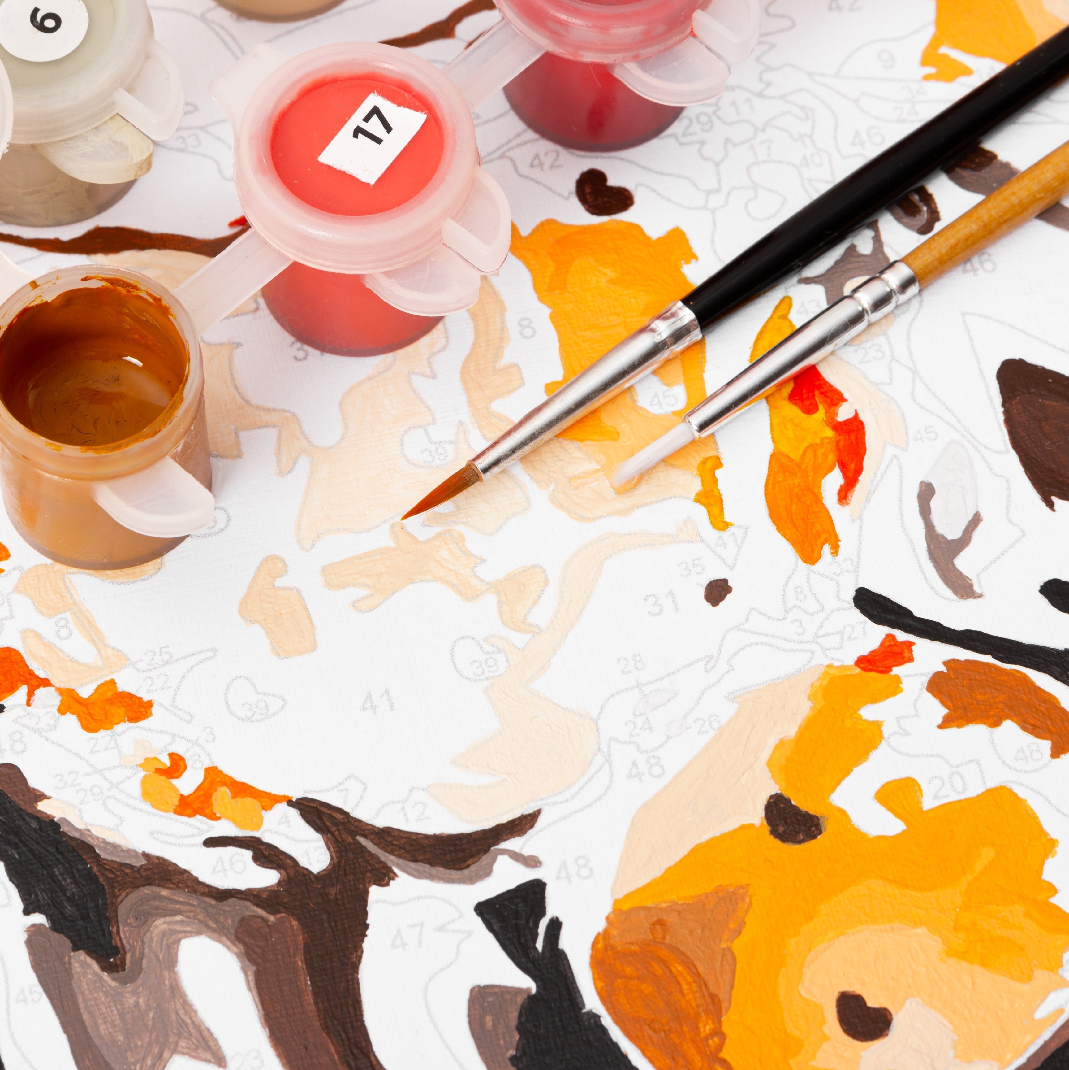 8 sfaturi pentru pictatul pe numere