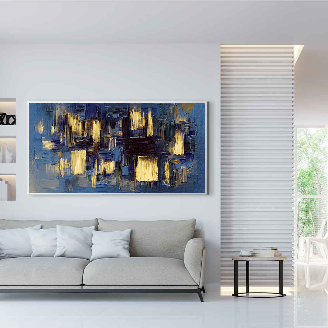 Peinture sur toile – Œuvre d'art sombre