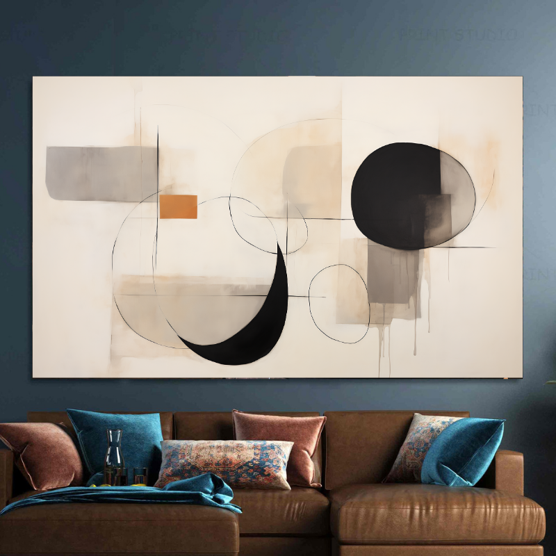 Peinture sur toile – Art abstrait moderne