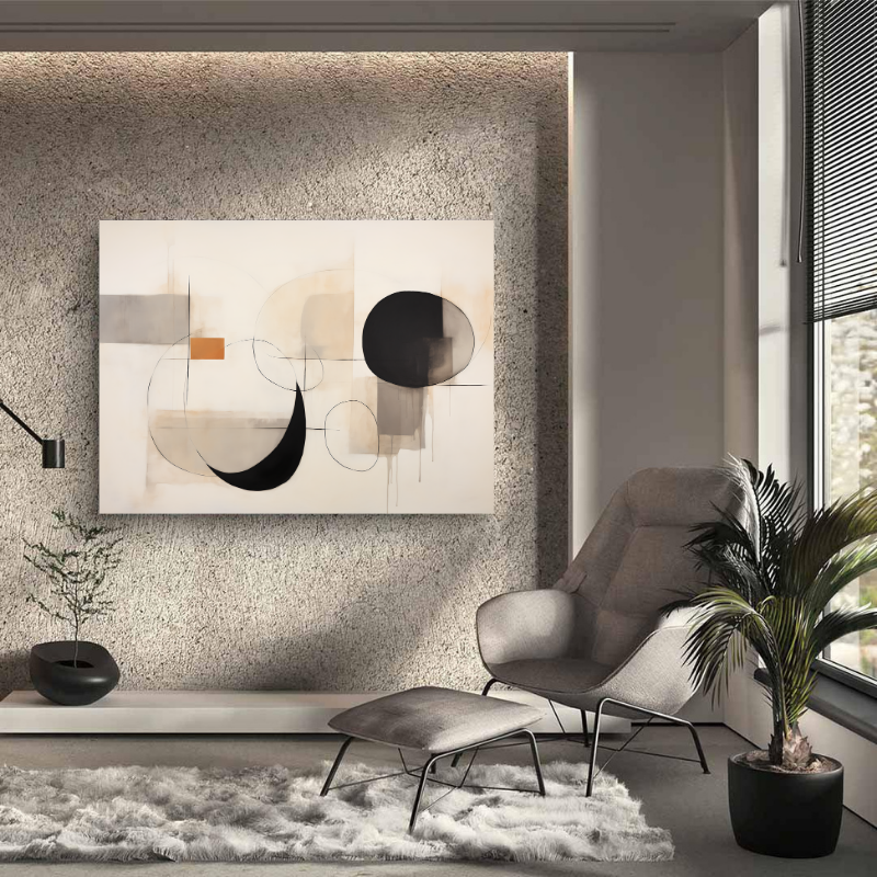 Peinture sur toile – Art abstrait moderne