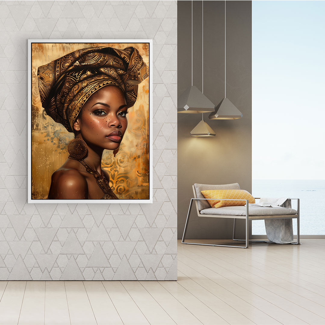 Peinture sur toile - Bougie allumée