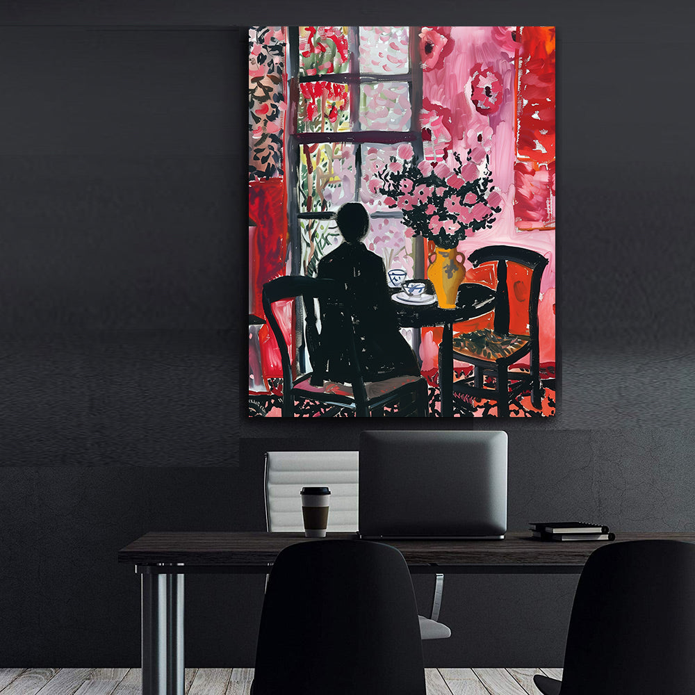 Peinture sur toile - Bougie allumée