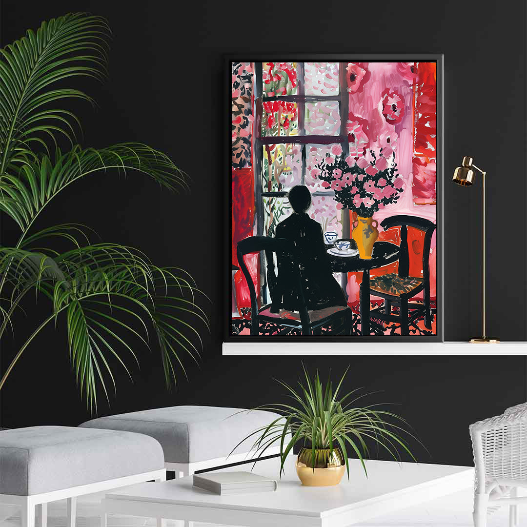 Leinwandbild - Brennende Kerze