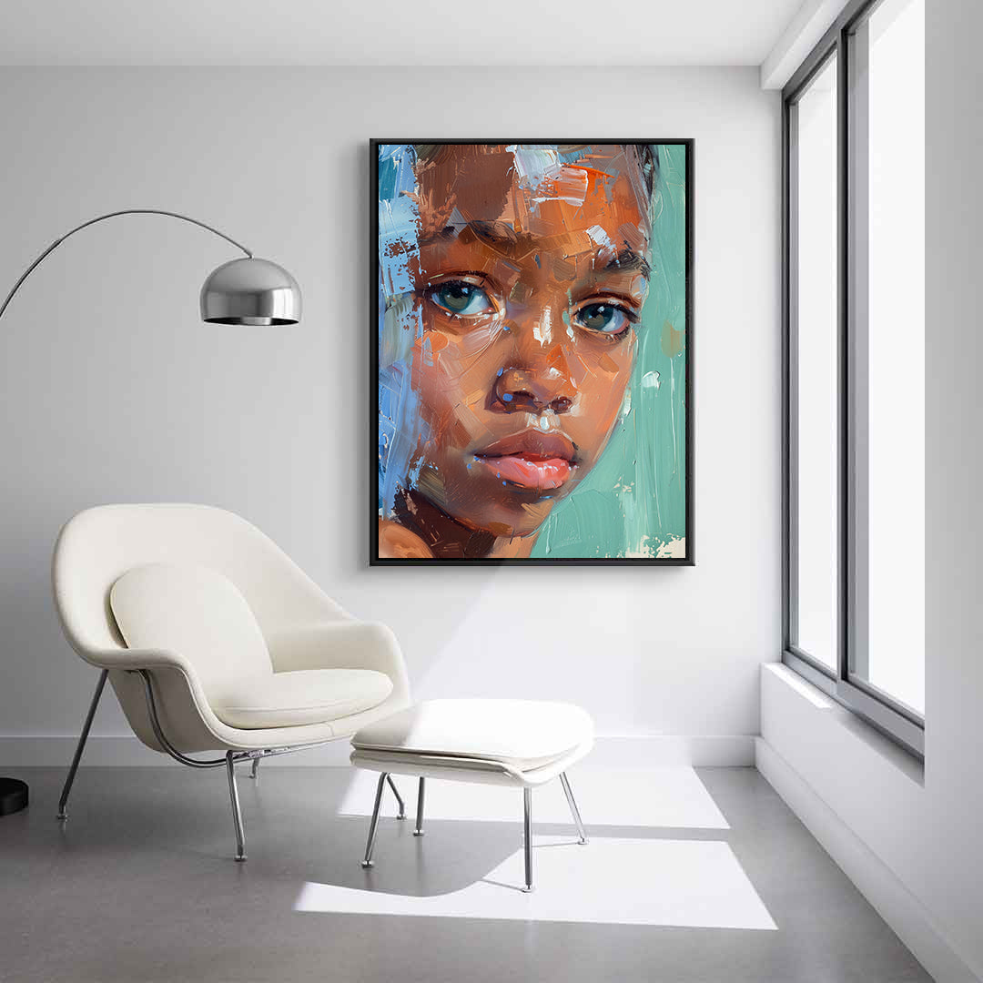 Peinture sur toile - Bougie allumée