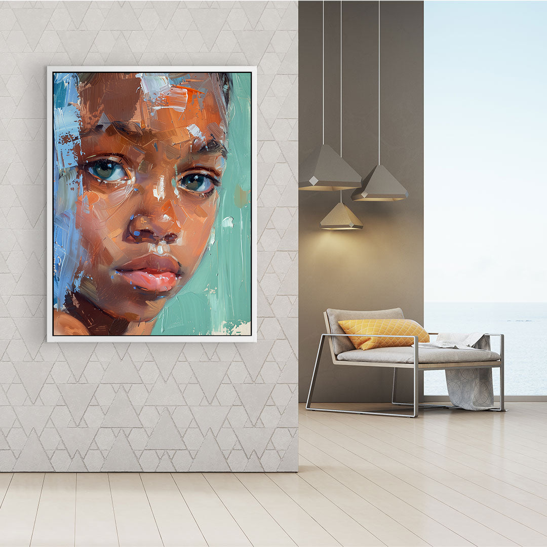 Peinture sur toile - Bougie allumée