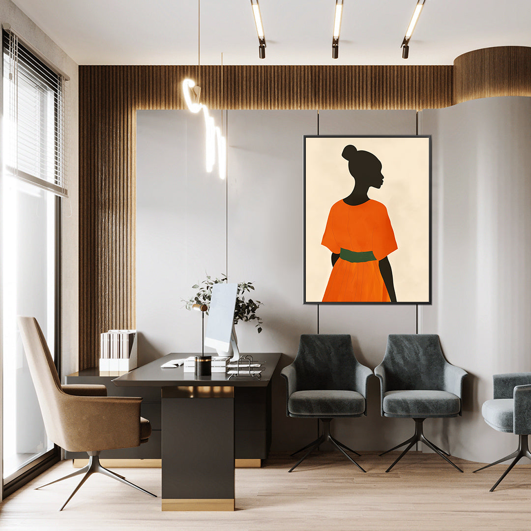 Peinture sur toile - Bougie allumée