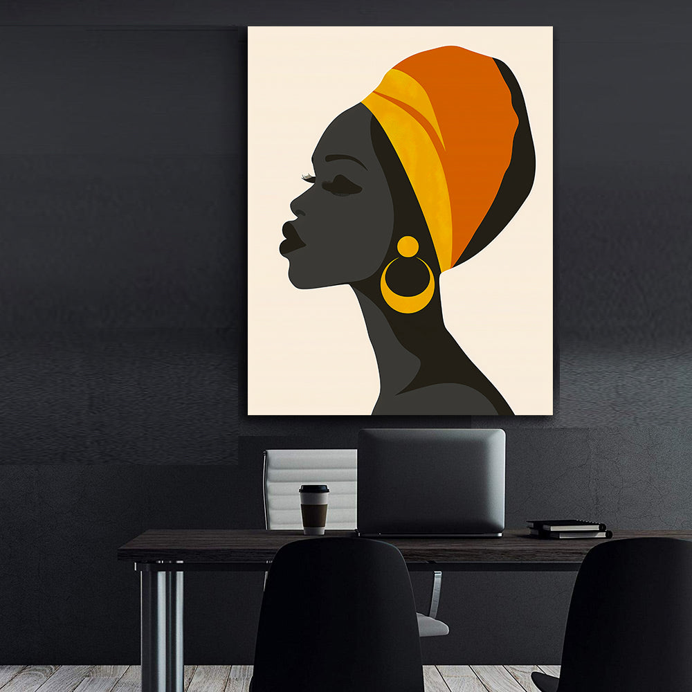 Peinture sur toile - Bougie allumée