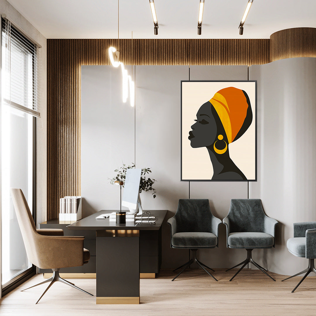 Peinture sur toile - Bougie allumée