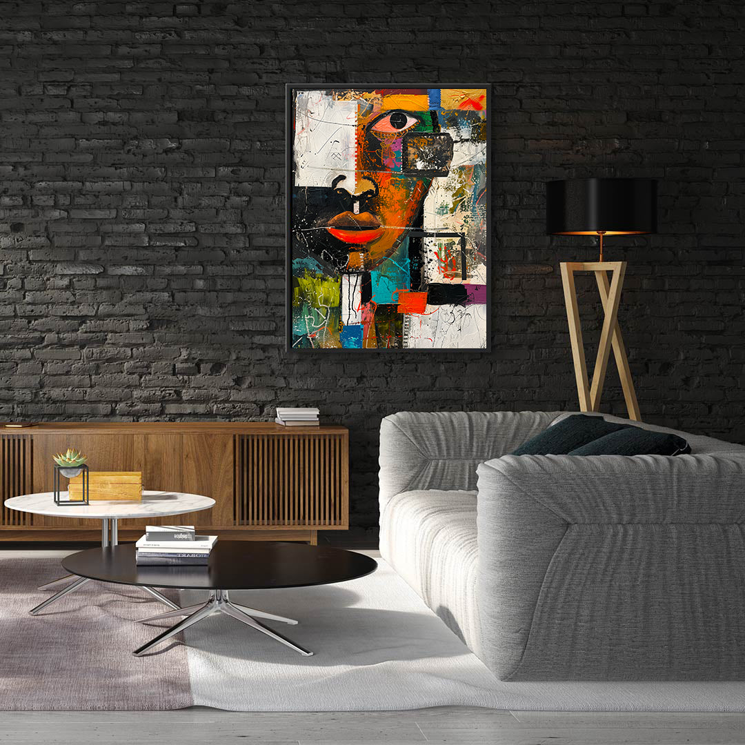 Peinture sur toile - Bougie allumée