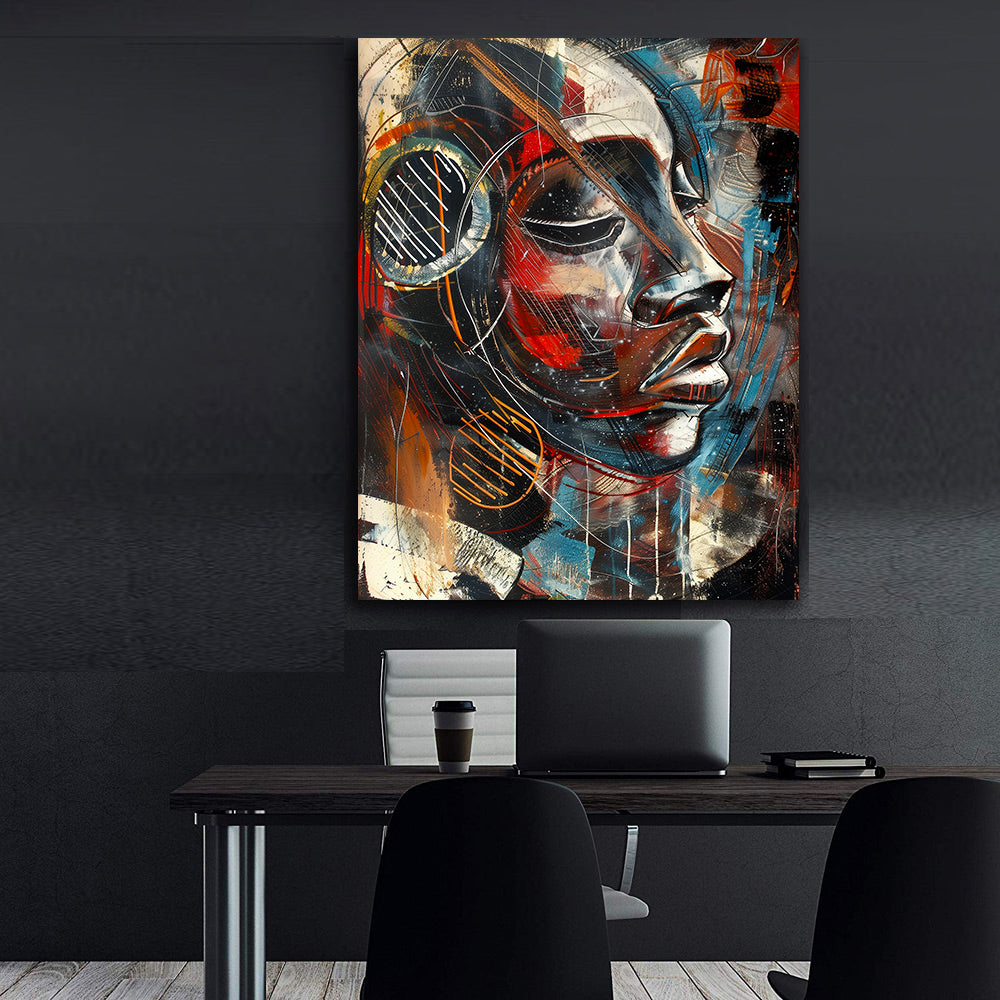Peinture sur toile - Bougie allumée