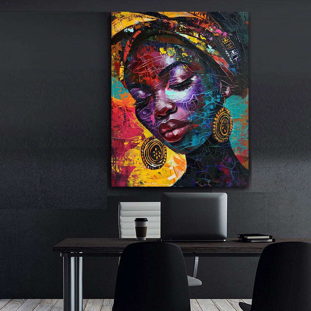 Peinture sur toile - Bougie allumée