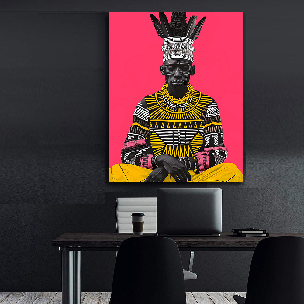 Peinture sur toile - Bougie allumée