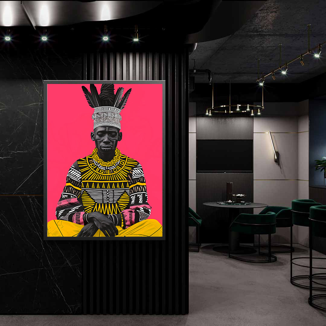 Peinture sur toile - Bougie allumée
