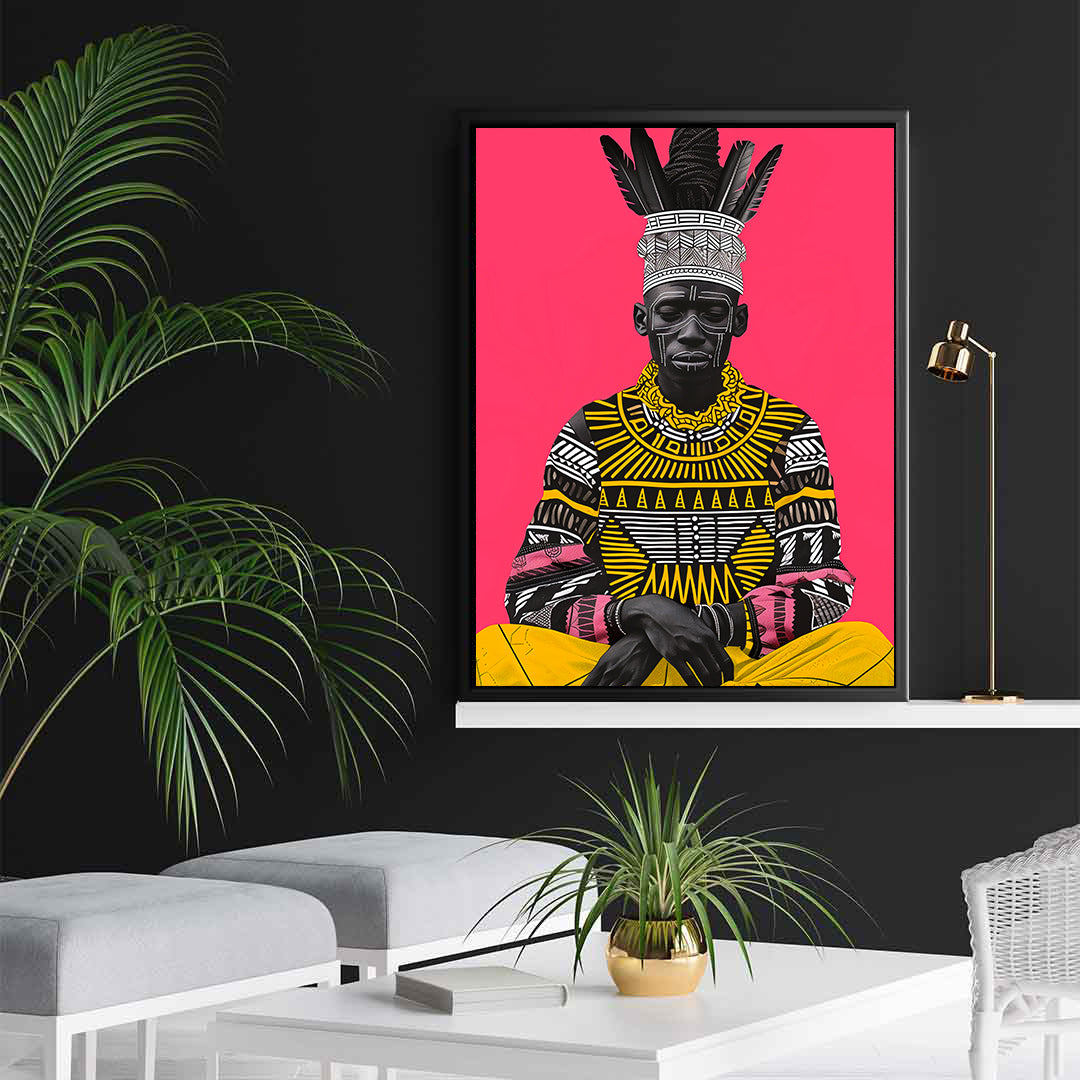 Peinture sur toile - Bougie allumée