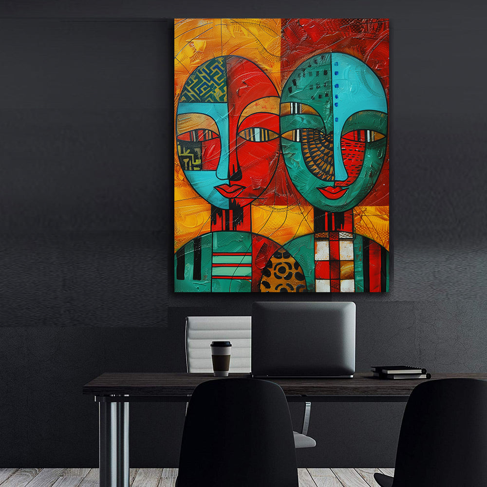 Peinture sur toile - Bougie allumée