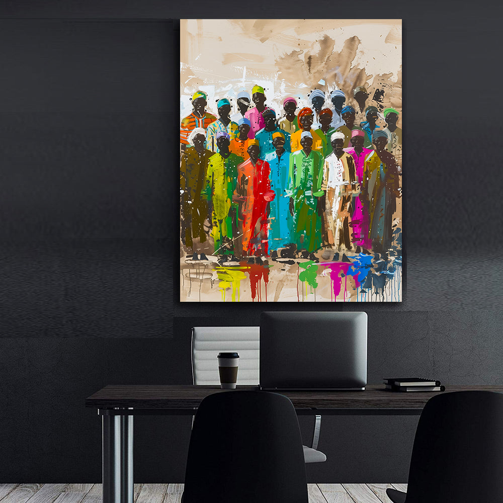 Peinture sur toile - Bougie allumée