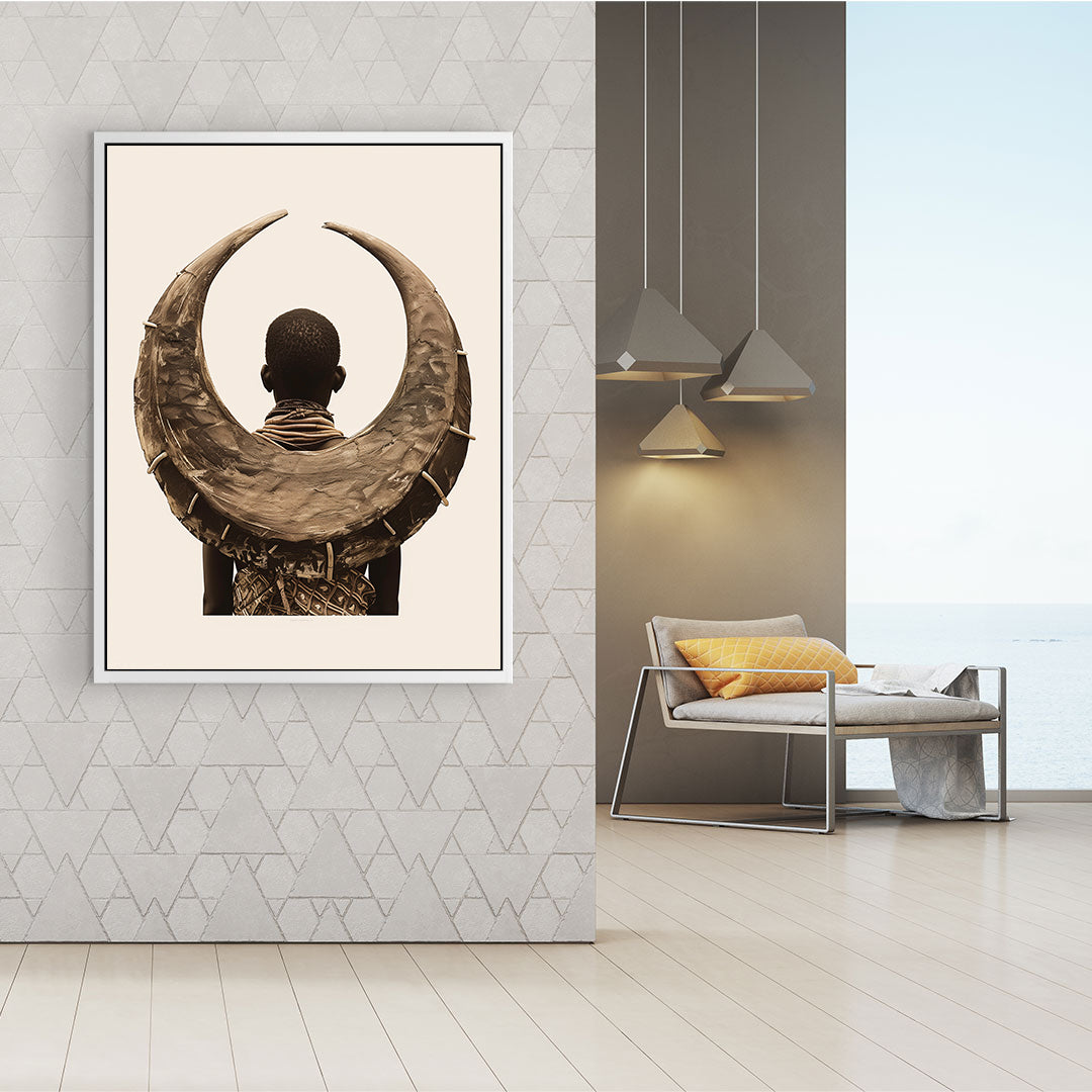 Peinture sur toile - Bougie allumée