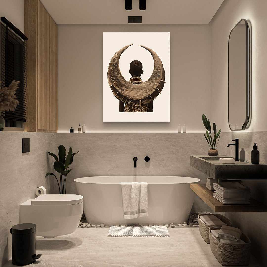 Peinture sur toile - Bougie allumée