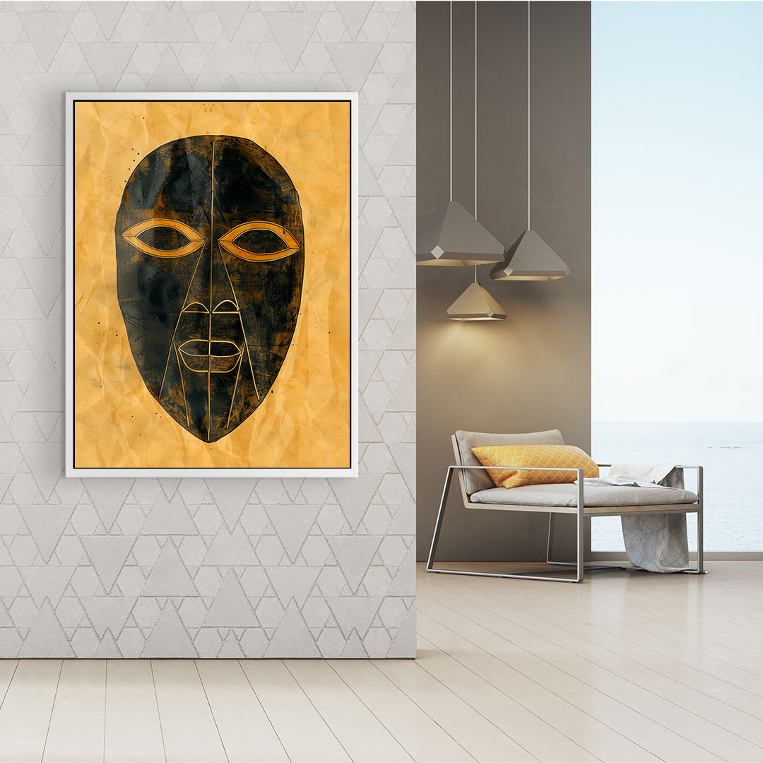 Peinture sur toile - Bougie allumée