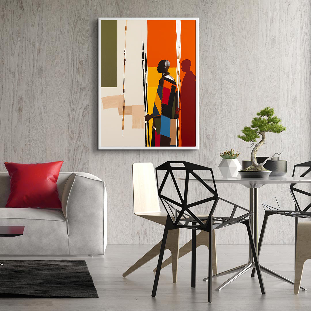 Peinture sur toile - Bougie allumée