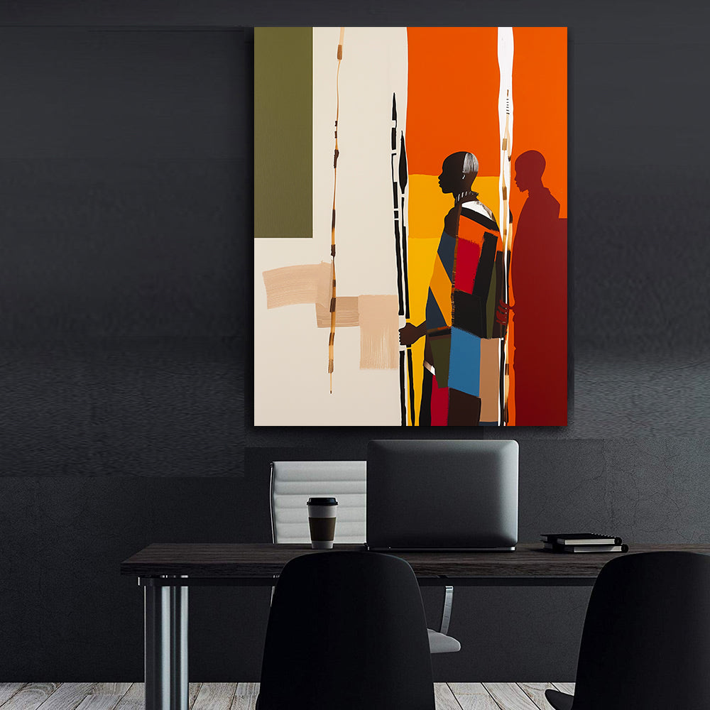 Peinture sur toile - Bougie allumée