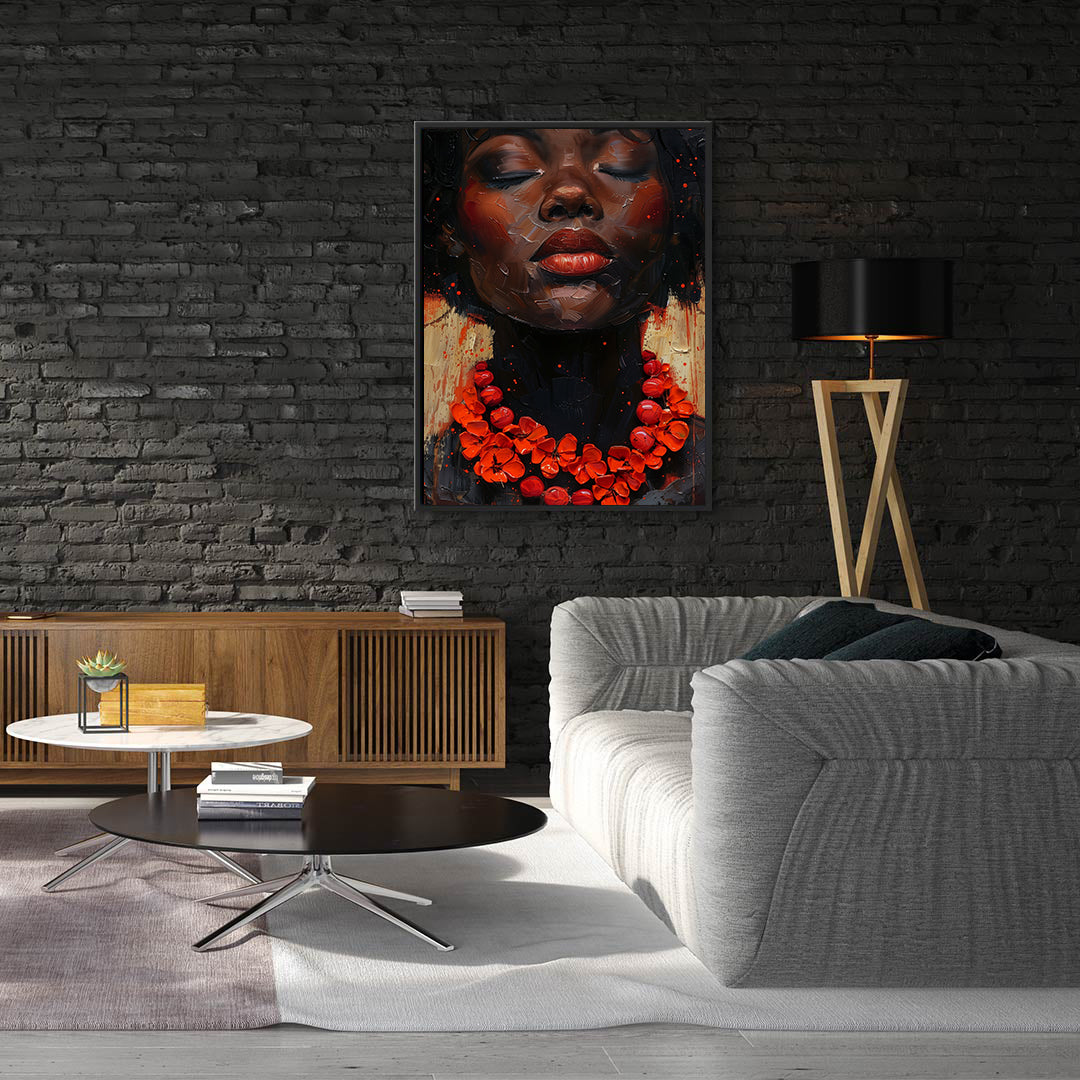 Peinture sur toile - Bougie allumée