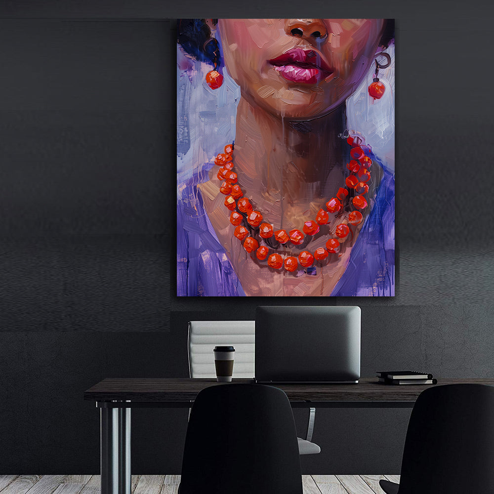 Peinture sur toile - Bougie allumée