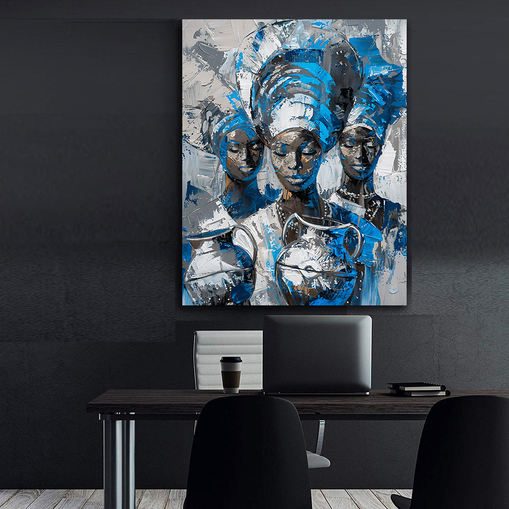 Peinture sur toile - Bougie allumée