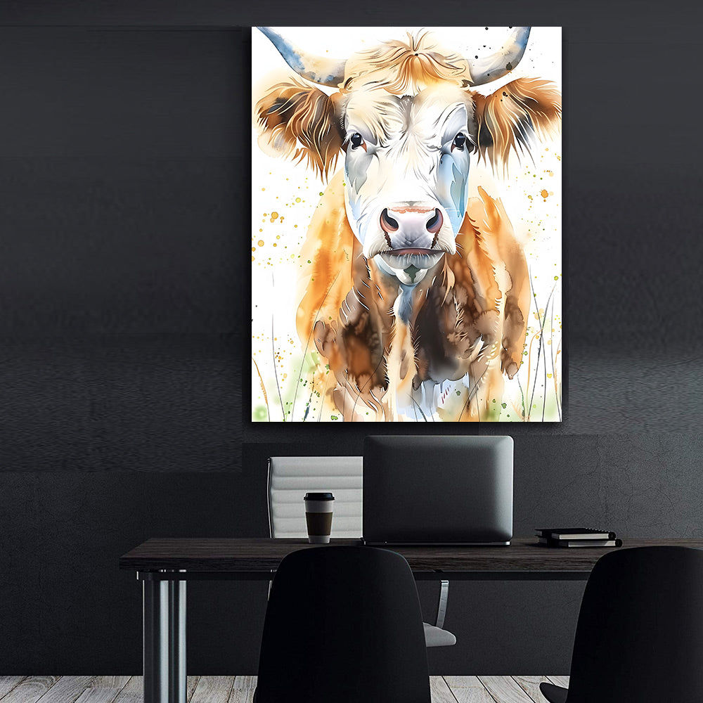 Leinwandbild - Brennende Kerze