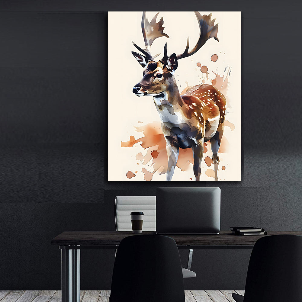 Peinture sur toile - Bougie allumée