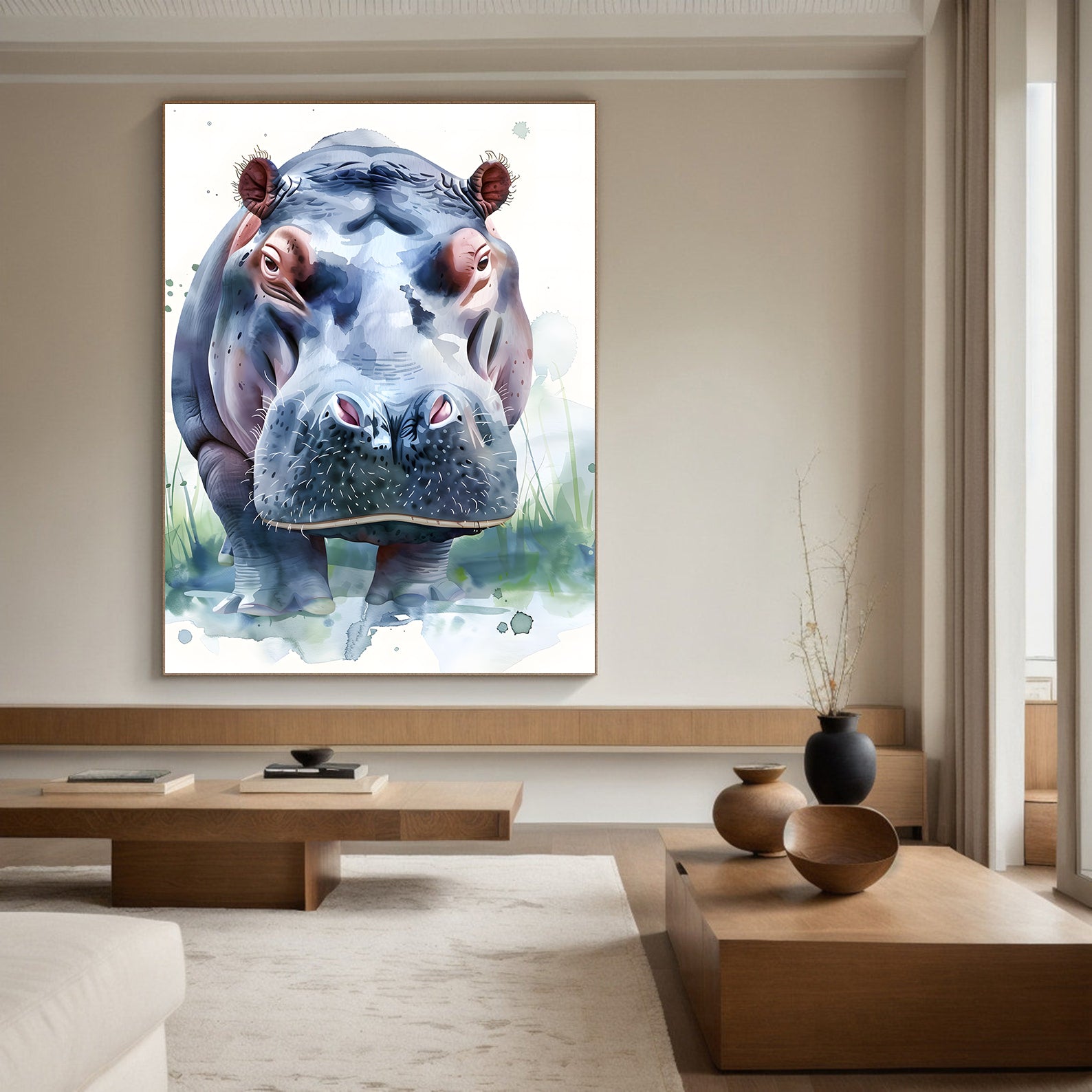 Peinture sur toile - Bougie allumée