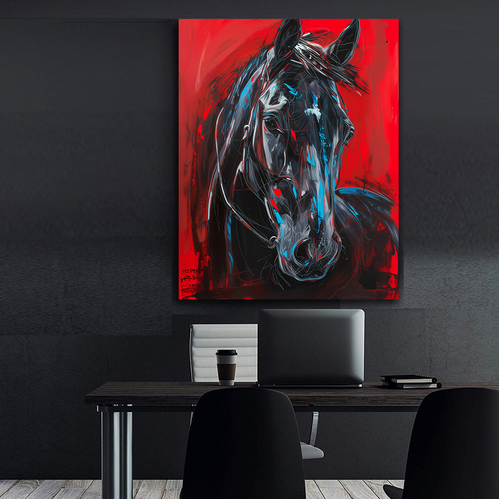 Peinture sur toile - Bougie allumée