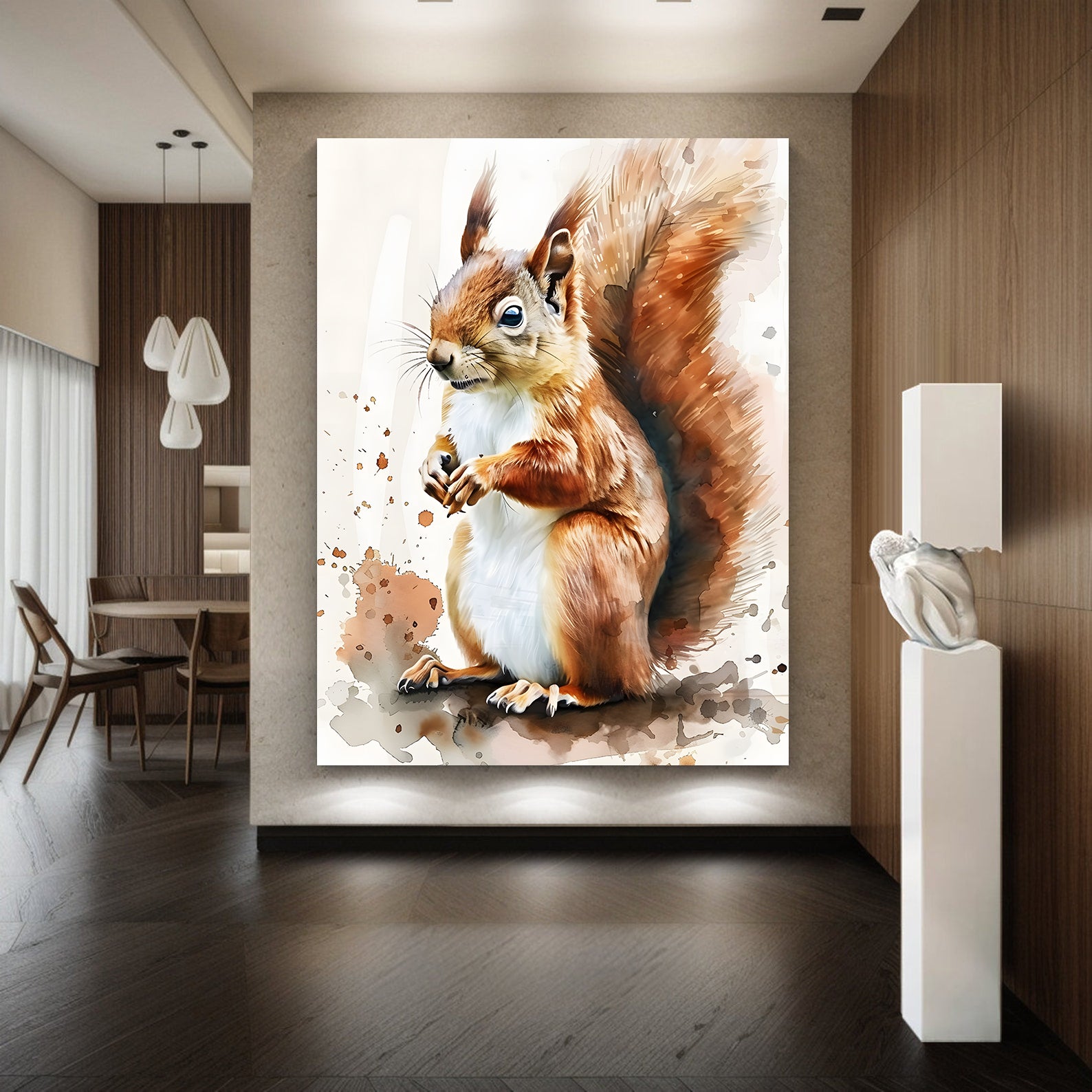 Leinwandbild - Brennende Kerze