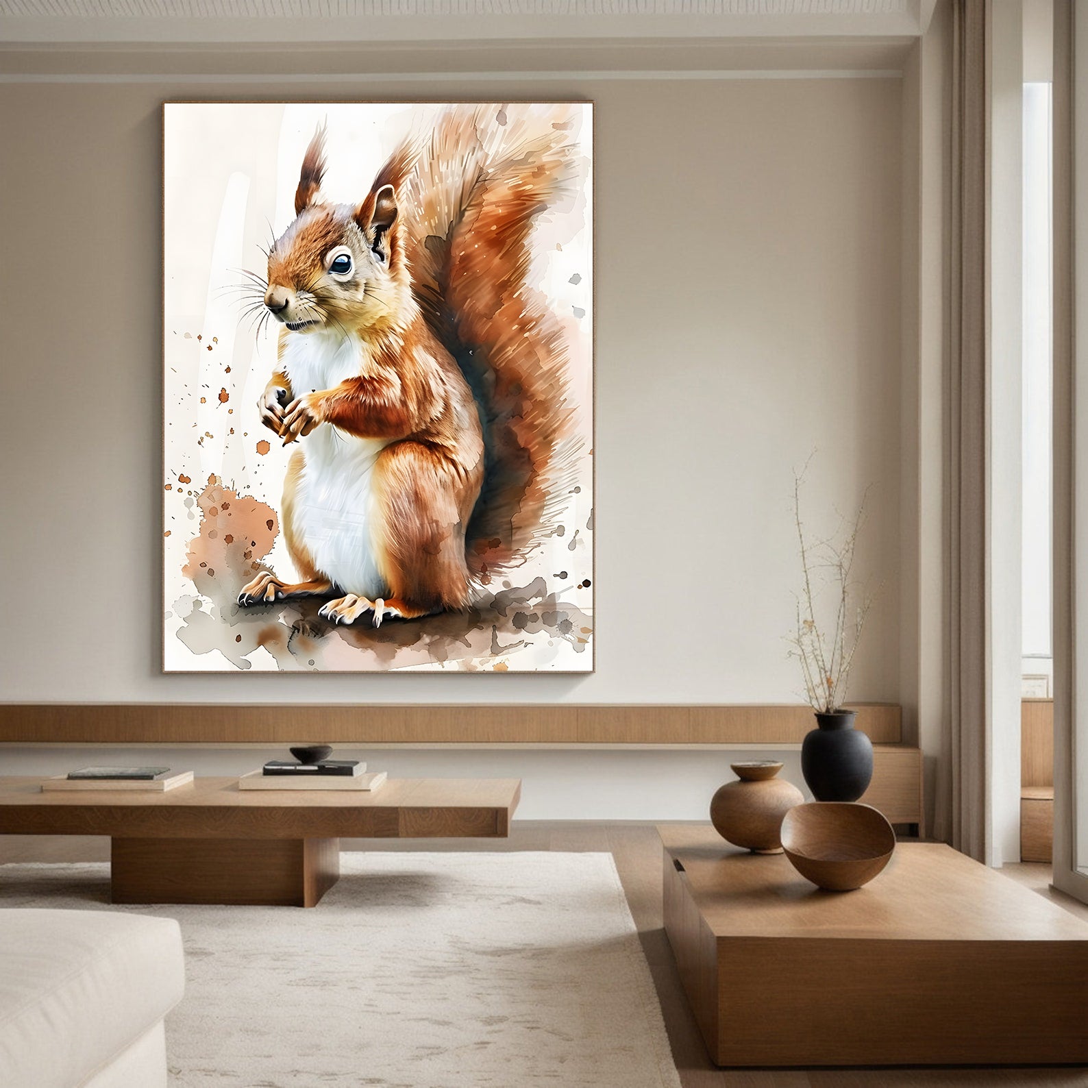 Peinture sur toile - Bougie allumée