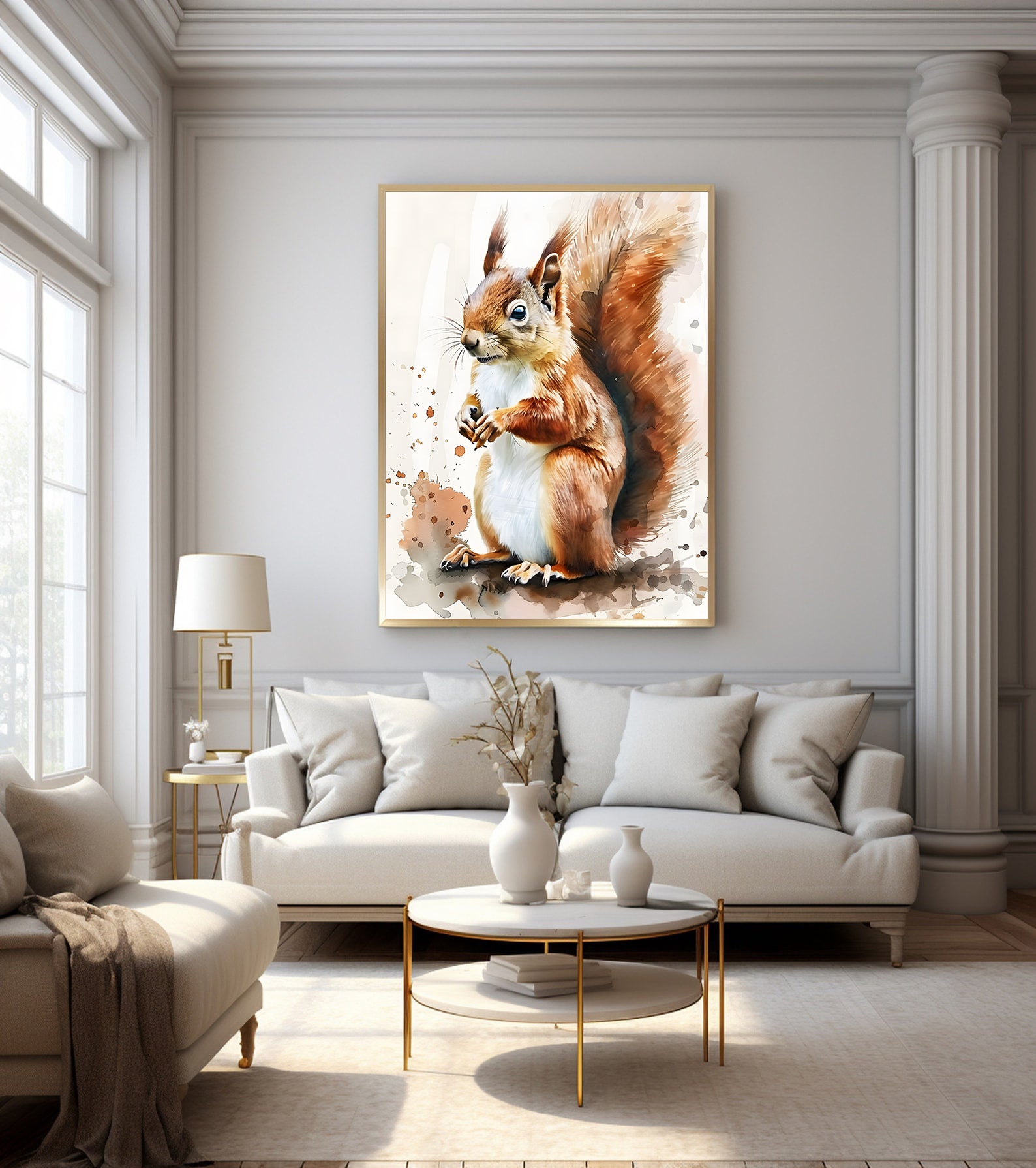 Tablou Canvas - Veveriță Roșcată