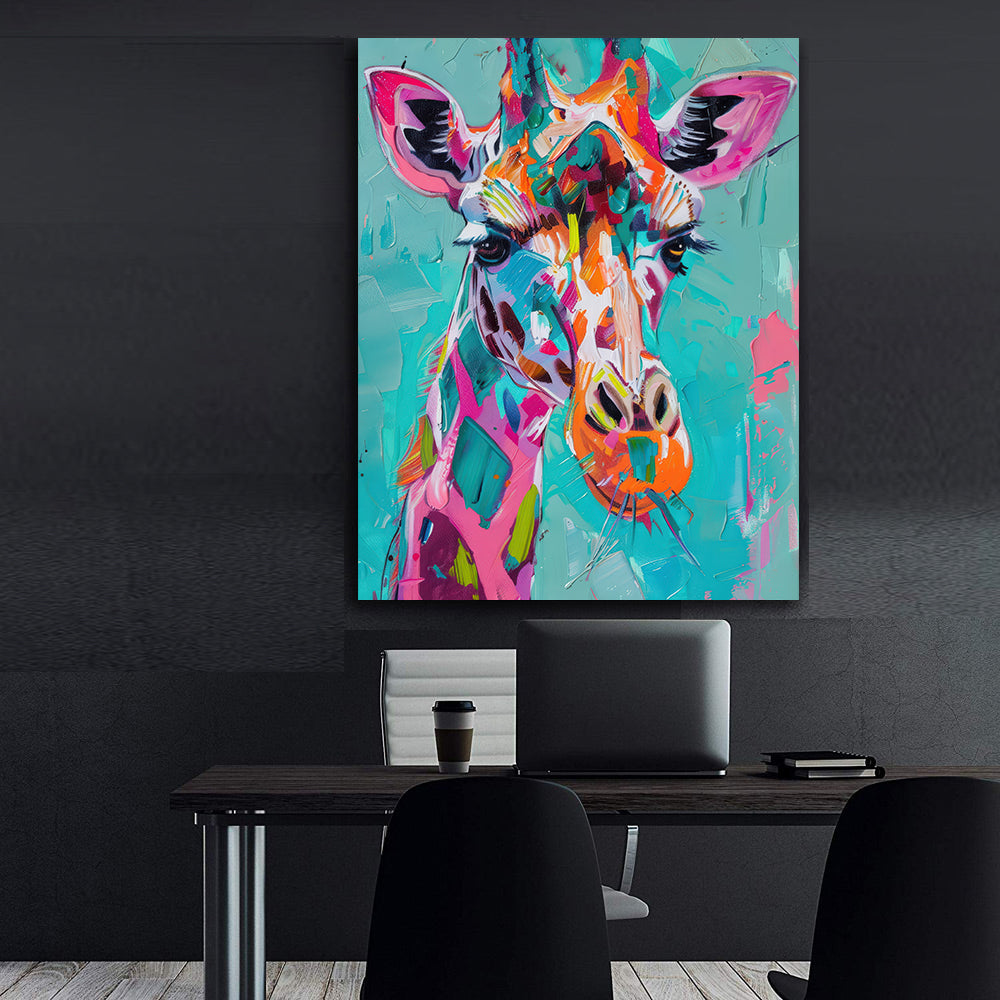 Peinture sur toile - Bougie allumée