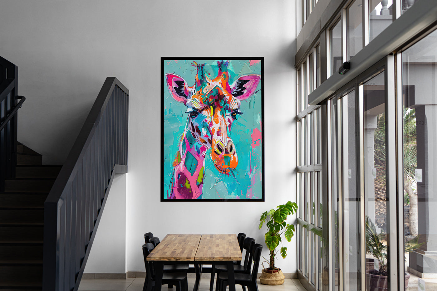 Peinture sur toile - Bougie allumée