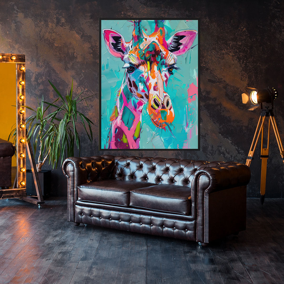 Peinture sur toile - Bougie allumée