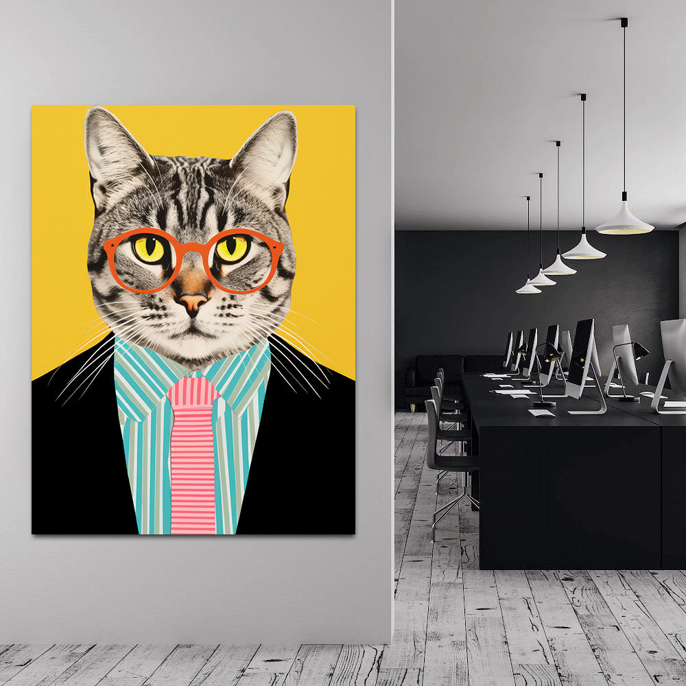 Peinture sur toile - Bougie allumée