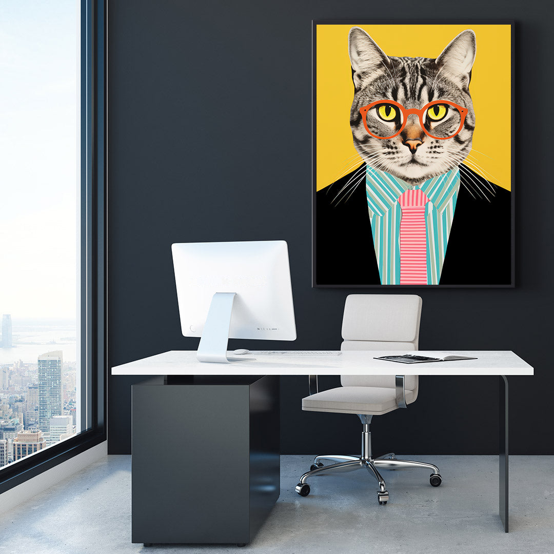 Peinture sur toile - Bougie allumée