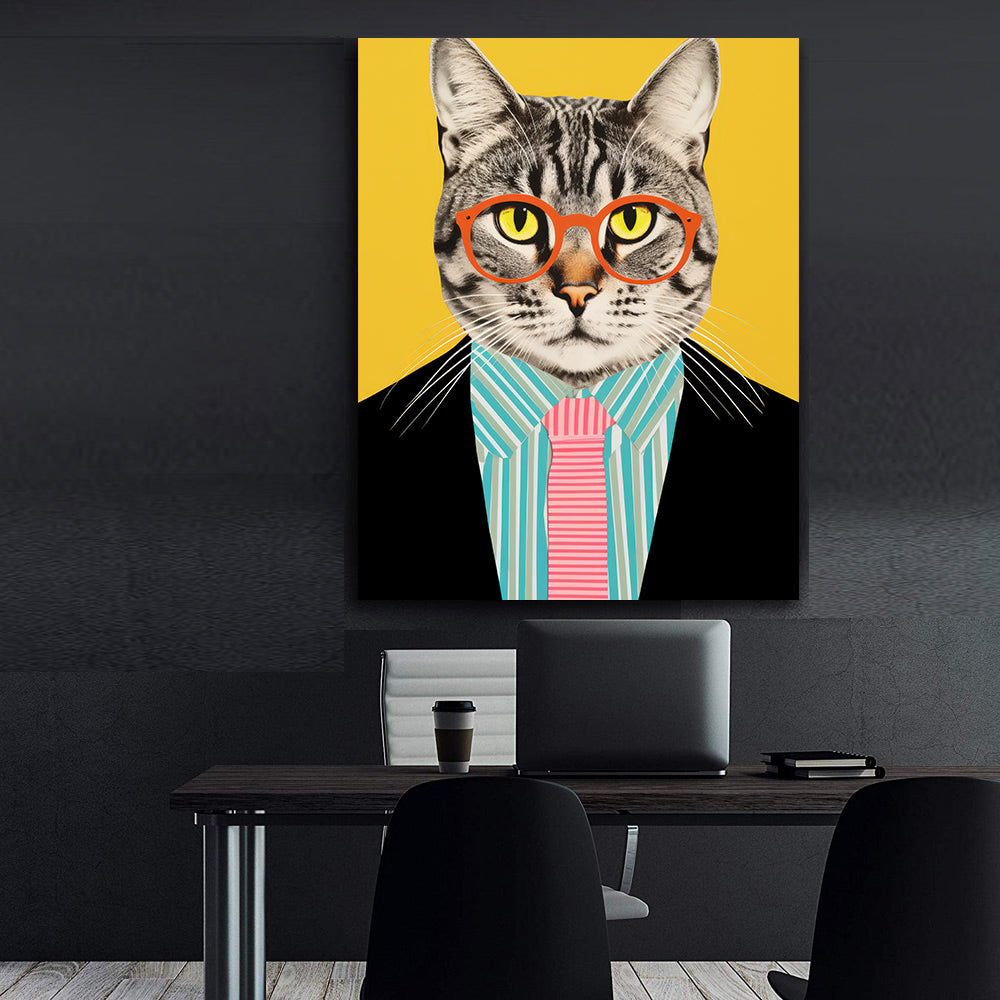 Peinture sur toile - Bougie allumée