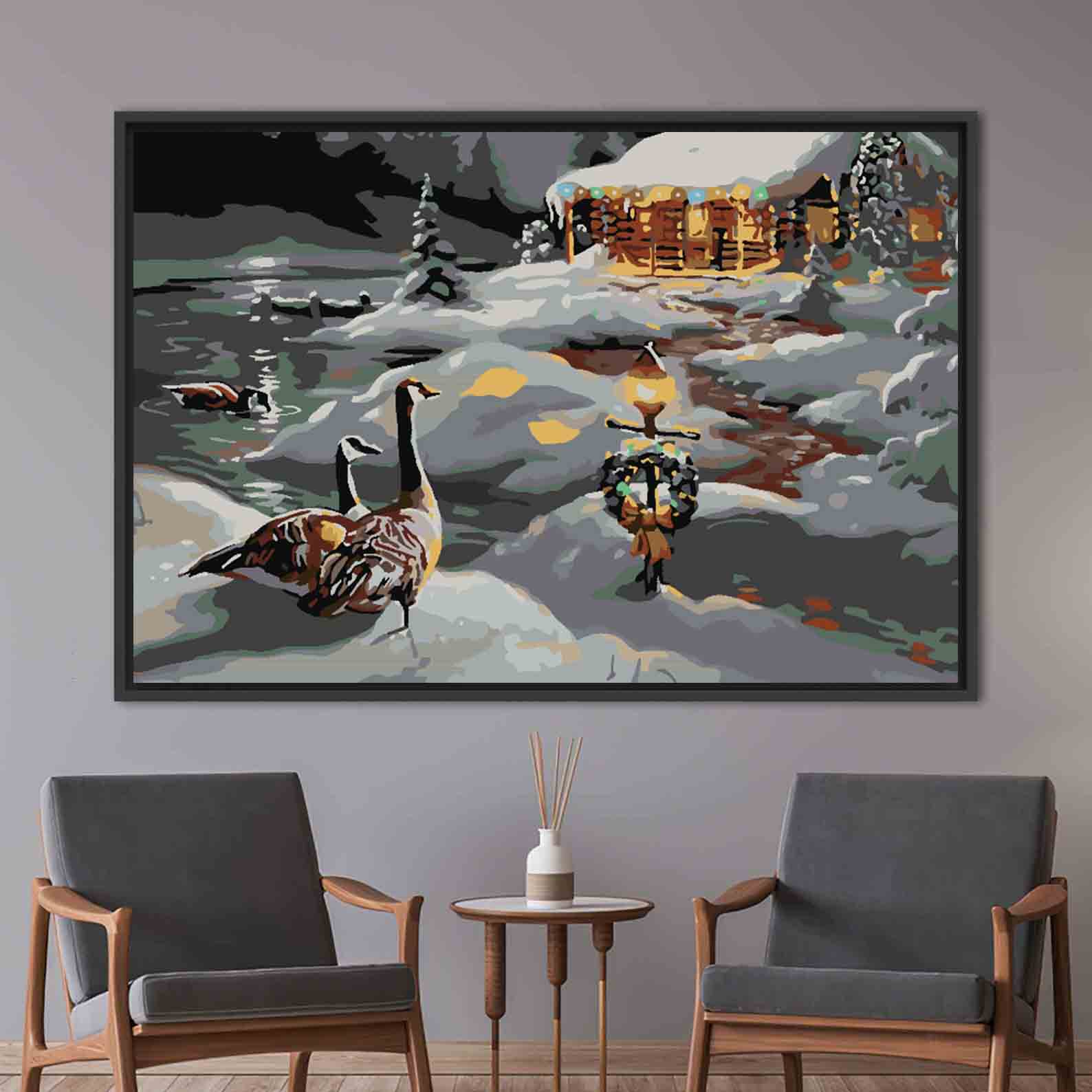 Pictura pe numere - Peisaj de Iarnă 3945