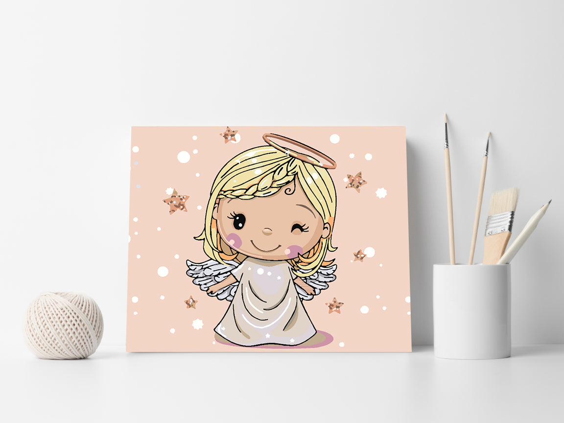 Peinture par numéros - Ange pour enfants 4124