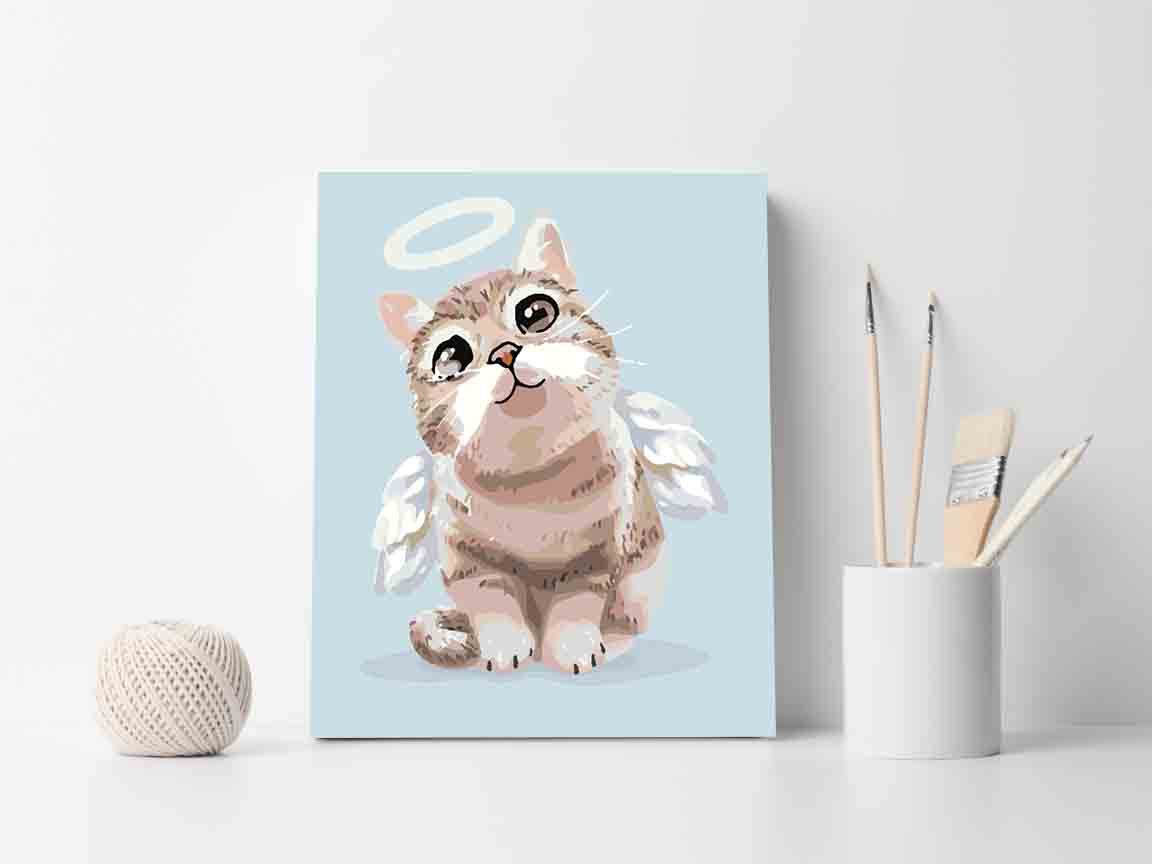 Peinture par numéros - Chaton pour enfants 4125