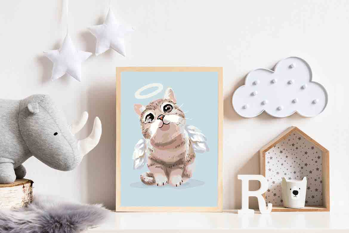 Peinture par numéros - Chaton pour enfants 4125