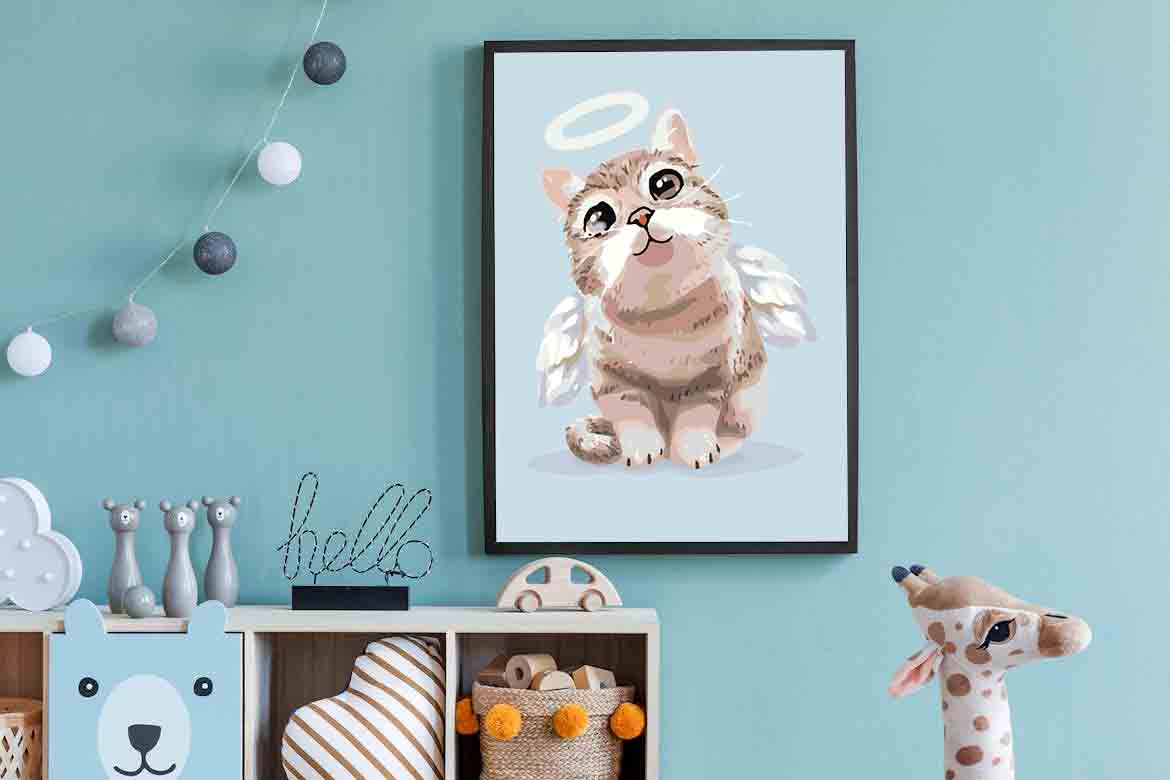 Peinture par numéros - Chaton pour enfants 4125