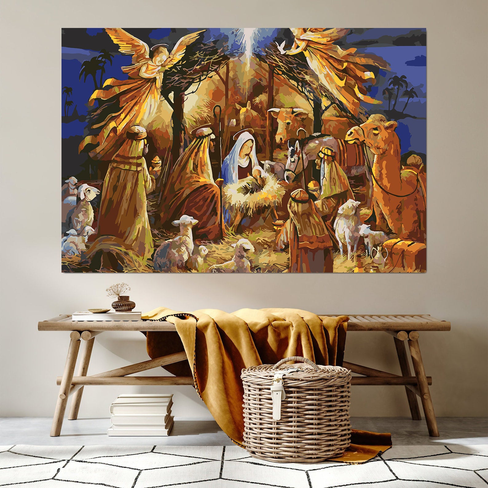 Peinture par numéros - La Naissance de Jésus-Christ 4139