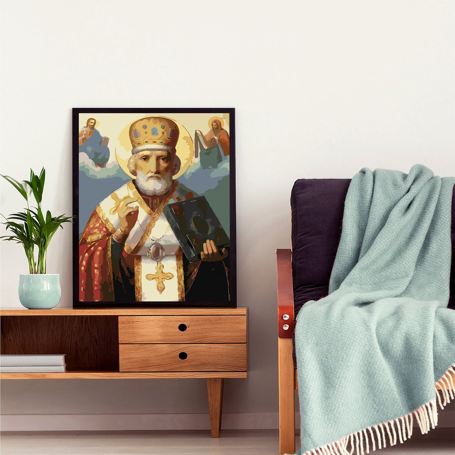 Peinture par numéros - Saint Nicolas 4173