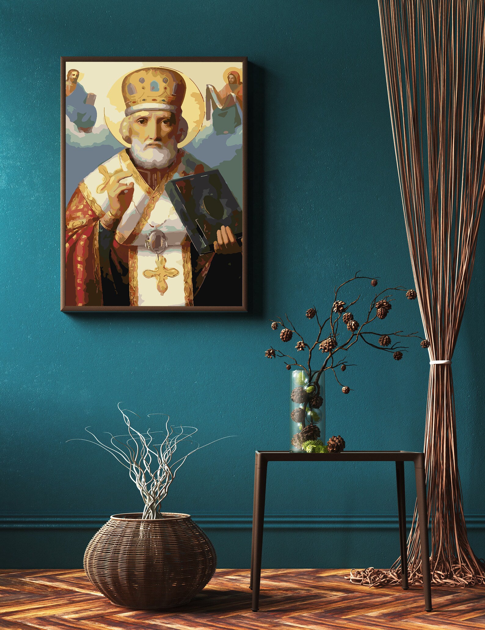Peinture par numéros - Saint Nicolas 4173
