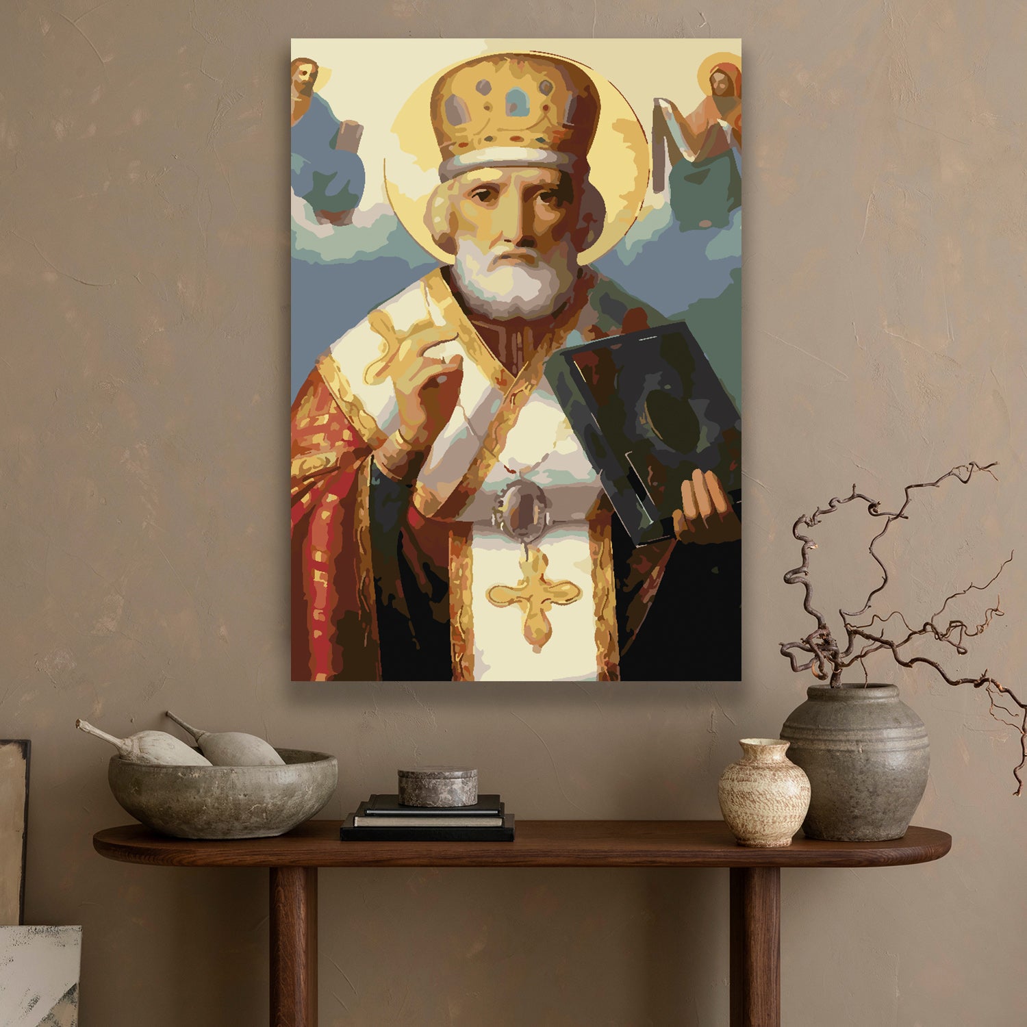 Peinture par numéros - Saint Nicolas 4173